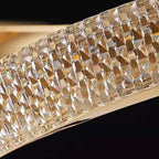 Dawn LED Black & Gold Chandelier for Living Room