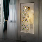 Nyla Colorful Crystal LED Wall Sconce for Bedroom & Living Room