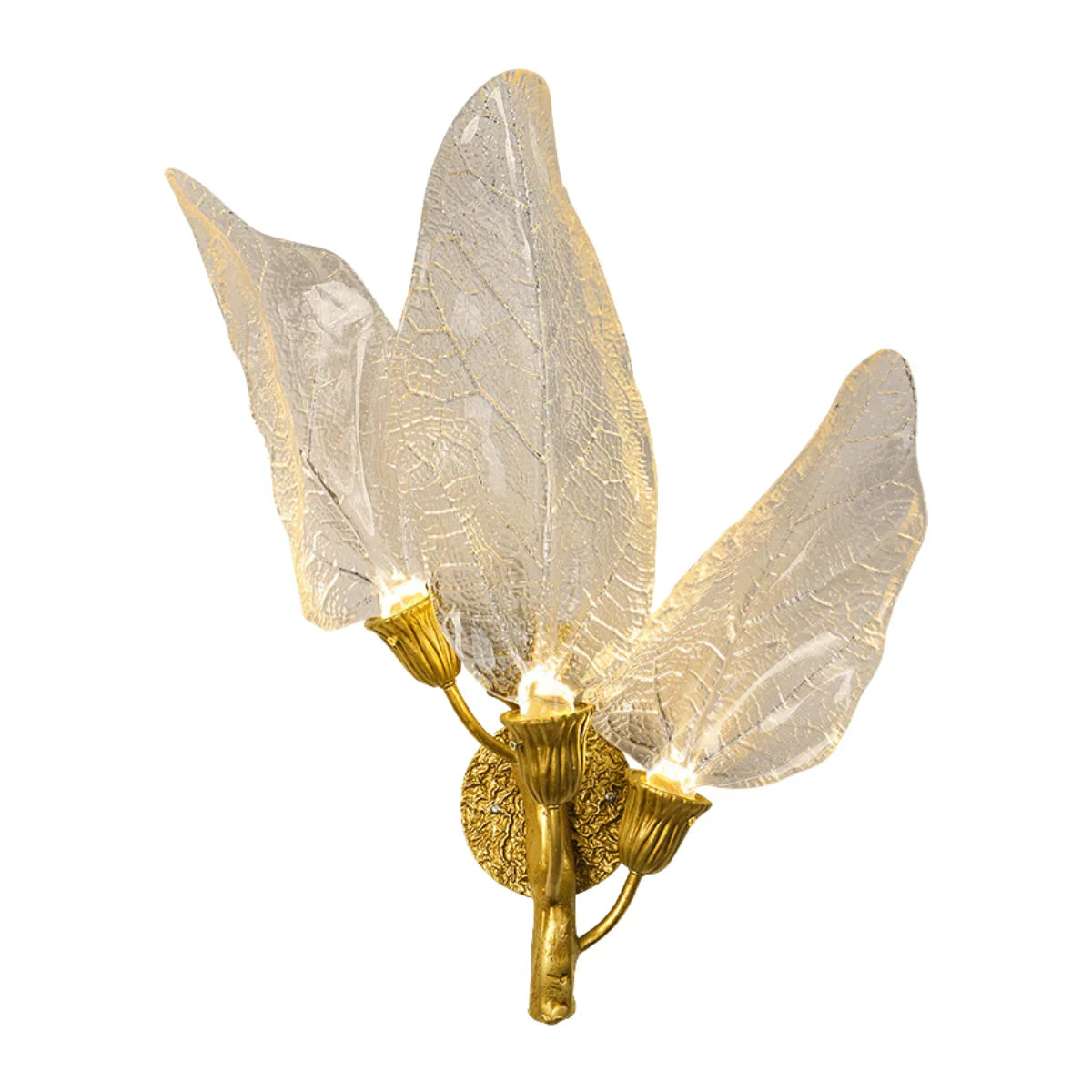 Leaf Acrylic LED Wall Sconce for Bedroom & Hallway