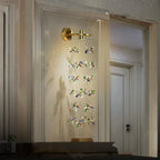 Nyla Colorful Crystal LED Wall Sconce for Bedroom & Living Room